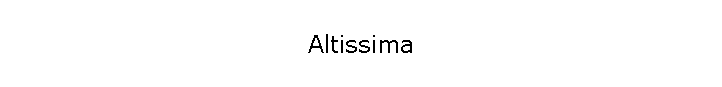 Altissima